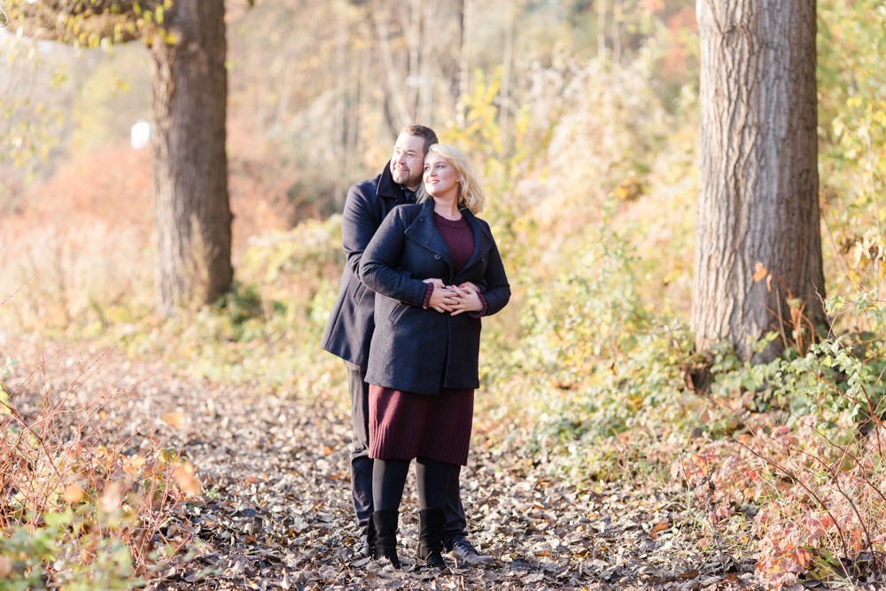 Herbst-Paarshooting am Elbstrand